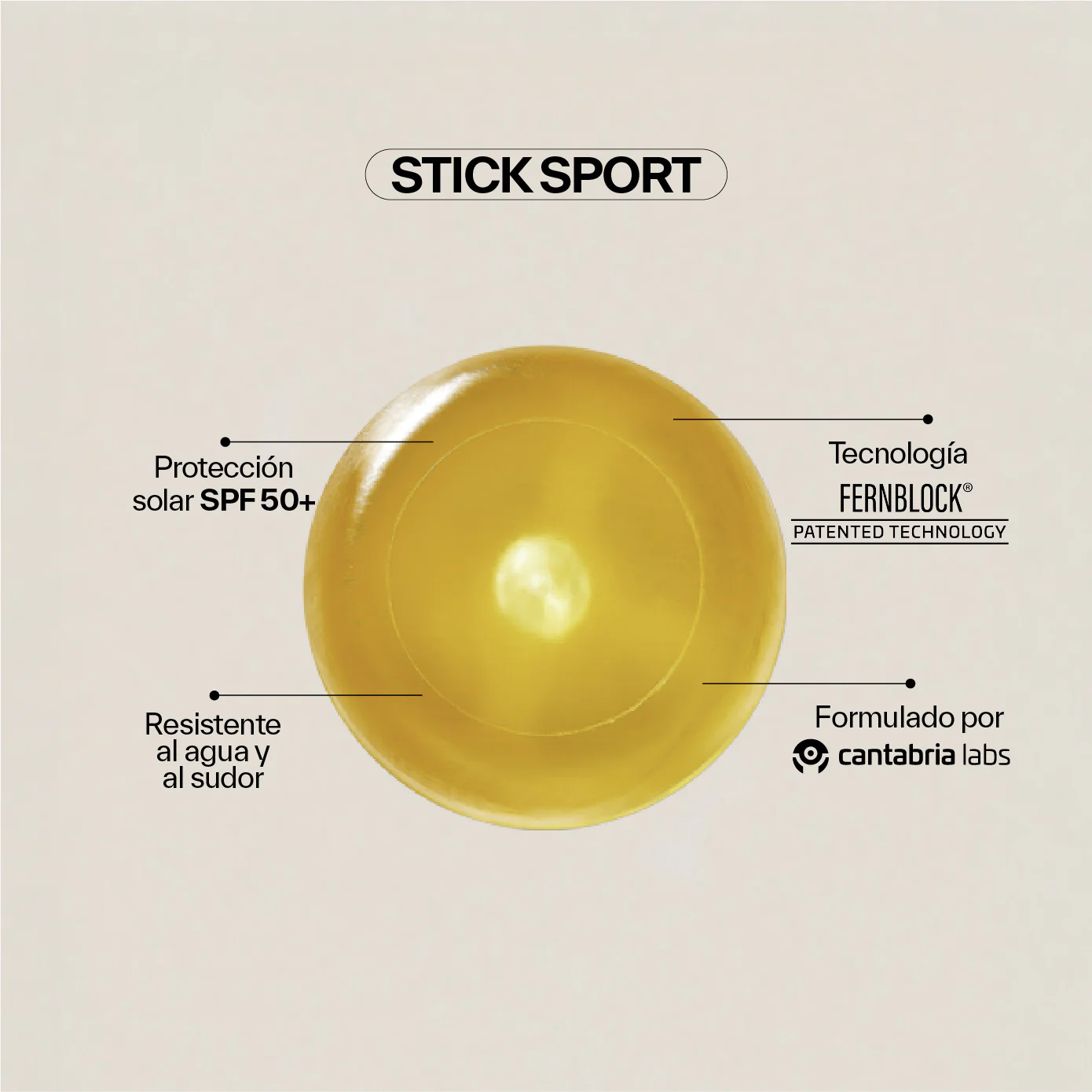 Heliocare 360º Sport Transparent Stick SPF 50+ - Image 5