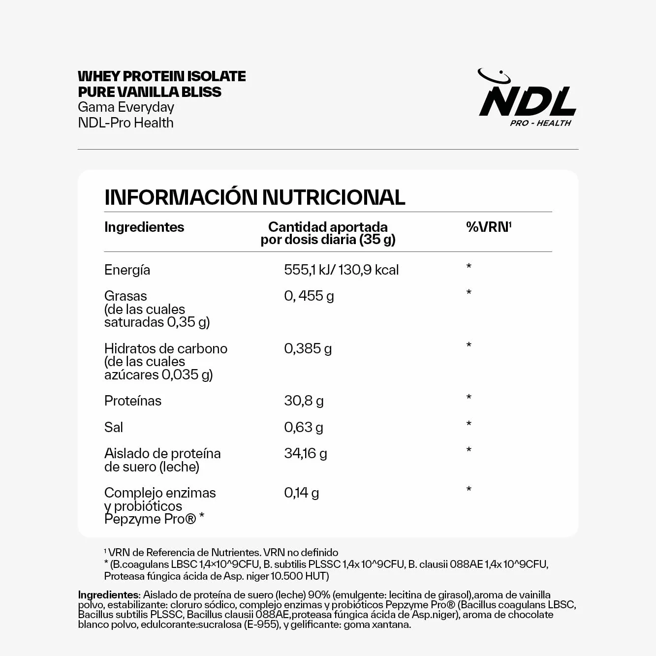 Whey Protein Isolate Pure Vanilla Blis - Image 6